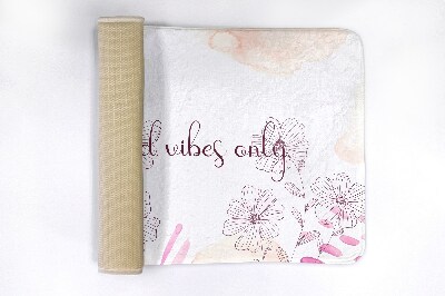 Tapete para banheira Flores Plantas