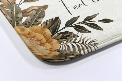 Tapete para wc Arranjo floral