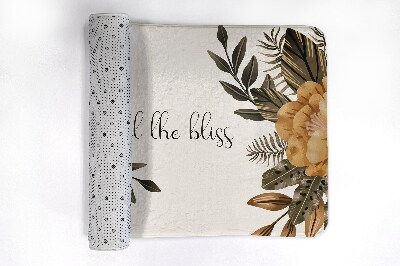 Tapete para wc Arranjo floral