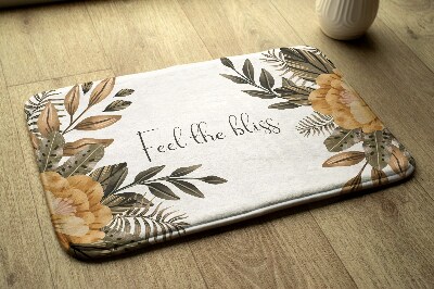 Tapete para wc Arranjo floral