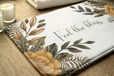 Tapete para wc Arranjo floral