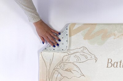 Tapete para casa de banho Abstração geométrica