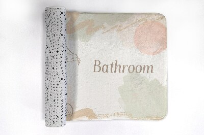 Tapete para casa de banho Abstração geométrica