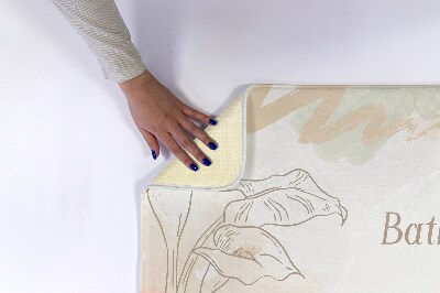 Tapete para casa de banho Abstração geométrica