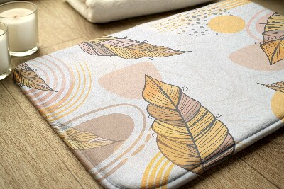 Tapete para banheira Folhas amarelas