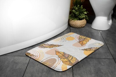 Tapete para banheira Folhas amarelas