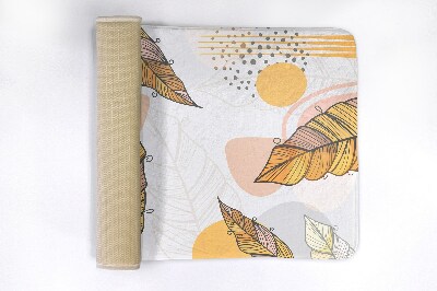 Tapete para banheira Folhas amarelas