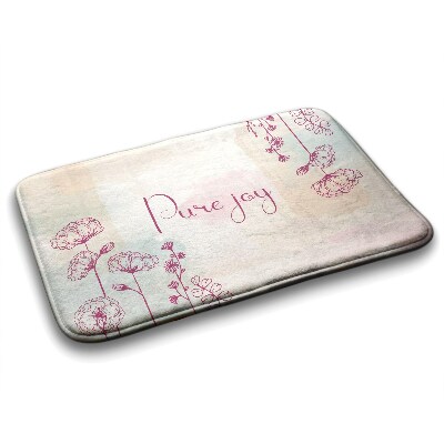 Tapete para wc Arranjo floral