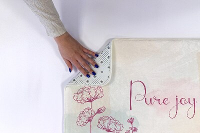 Tapete para wc Arranjo floral