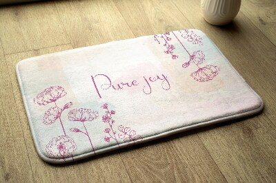 Tapete para wc Arranjo floral