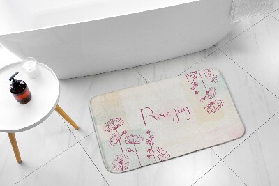 Tapete para wc Arranjo floral