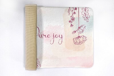 Tapete para wc Arranjo floral