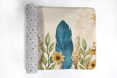 Tapete para banheira Penas de pássaros