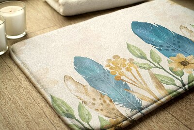 Tapete para banheira Penas de pássaros