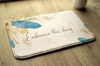 Tapete para wc Flores e Penas