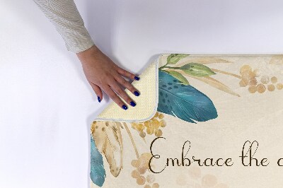 Tapete para wc Flores e Penas