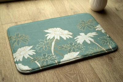 Tapete para casa de banho Plantas Flores