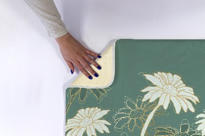 Tapete para casa de banho Plantas Flores