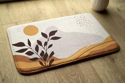 Tapete para casa de banho Paisagem ensolarada