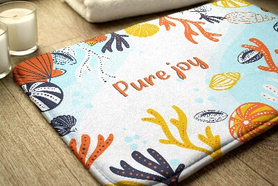 Tapete para banheira Conchas do mar