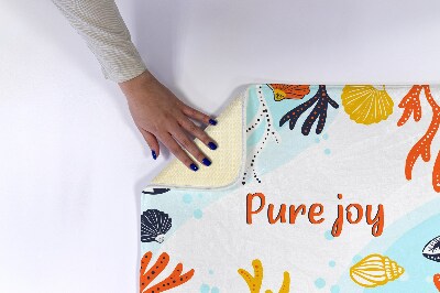 Tapete para banheira Conchas do mar