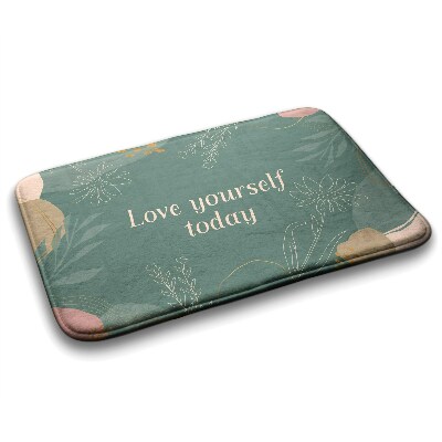 Tapete para wc Tapete de flores silvestres