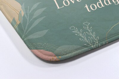 Tapete para wc Tapete de flores silvestres