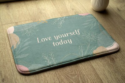 Tapete para wc Tapete de flores silvestres