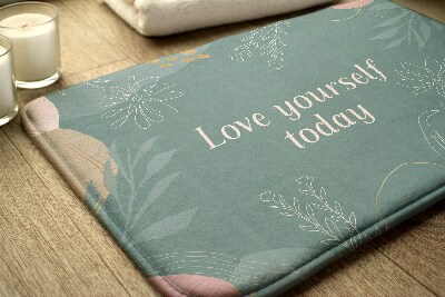 Tapete para wc Tapete de flores silvestres