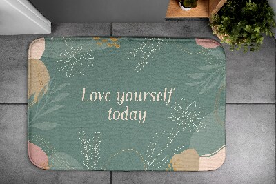 Tapete para wc Tapete de flores silvestres