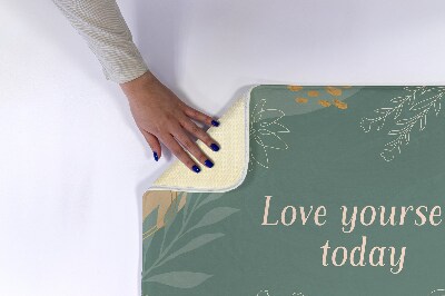 Tapete para wc Tapete de flores silvestres