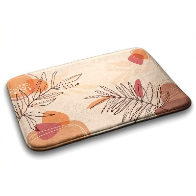 Tapete para casa de banho Folhas Geométricas