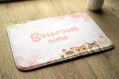 Tapete para banheira Gatos Animais