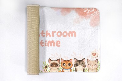 Tapete para banheira Gatos Animais