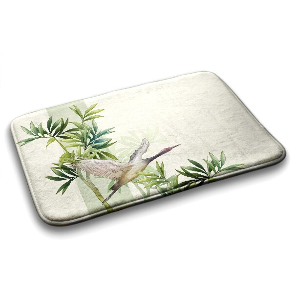 Tapete para wc Pássaro guindaste