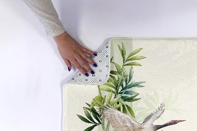 Tapete para wc Pássaro guindaste