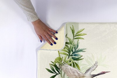 Tapete para wc Pássaro guindaste