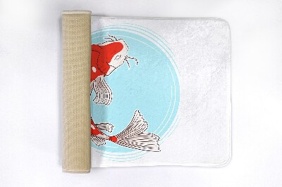 Tapete para banheira Carpa Koi