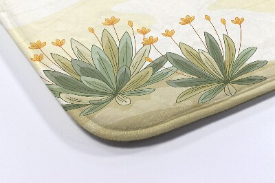 Tapete para banheira Plantas Flores