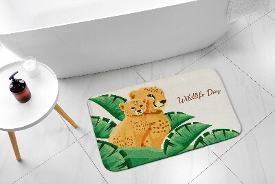 Tapete para banheira Cheetah África