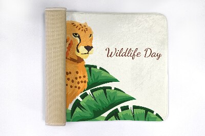 Tapete para banheira Cheetah África