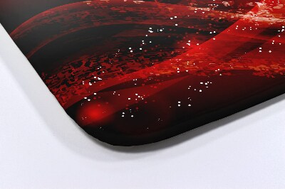 Tapete para banheira Abstração vermelha