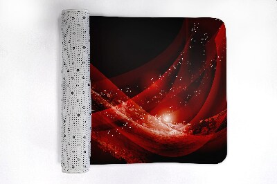 Tapete para banheira Abstração vermelha