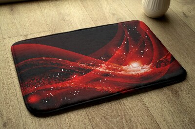 Tapete para banheira Abstração vermelha