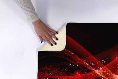 Tapete para banheira Abstração vermelha