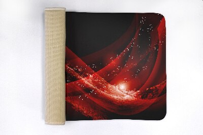 Tapete para banheira Abstração vermelha