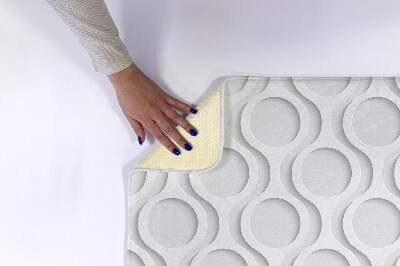 Tapete para wc Padrão de círculos