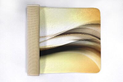 Tapete para banheira Abstração Dourada