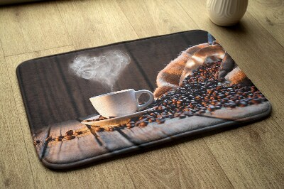Tapete para banheira Coração de Café