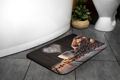 Tapete para banheira Coração de Café